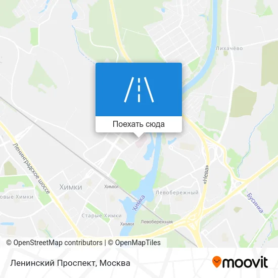 Карта Ленинский Проспект