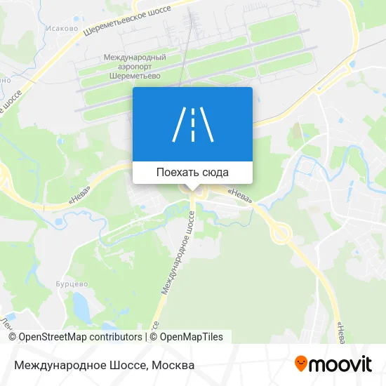 Карта Международное Шоссе