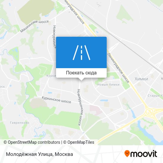 Карта Молодёжная Улица