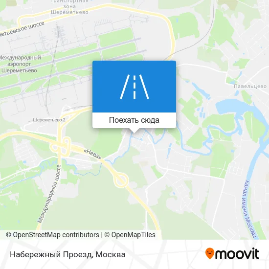 Карта Набережный Проезд