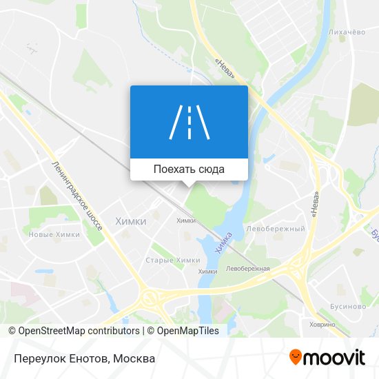 Карта Переулок Енотов