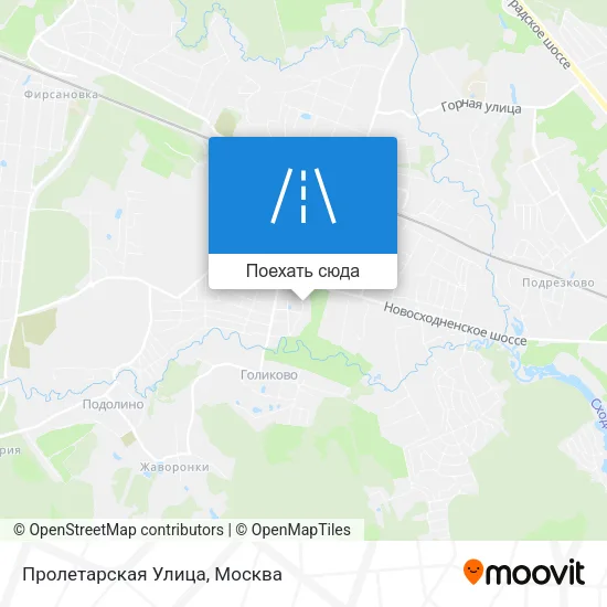 Карта Пролетарская Улица