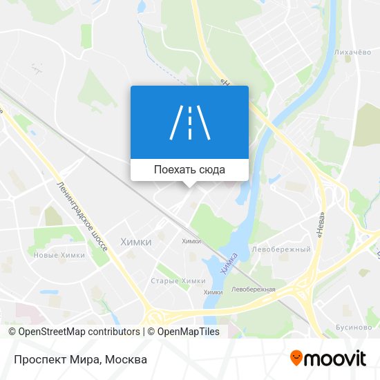 Карта Проспект Мира