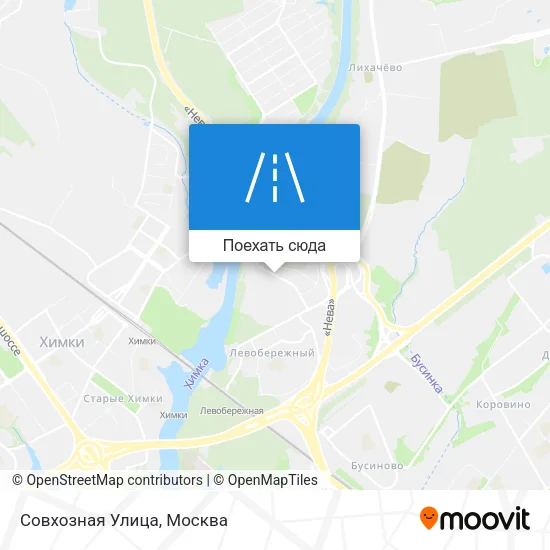 Карта Совхозная Улица