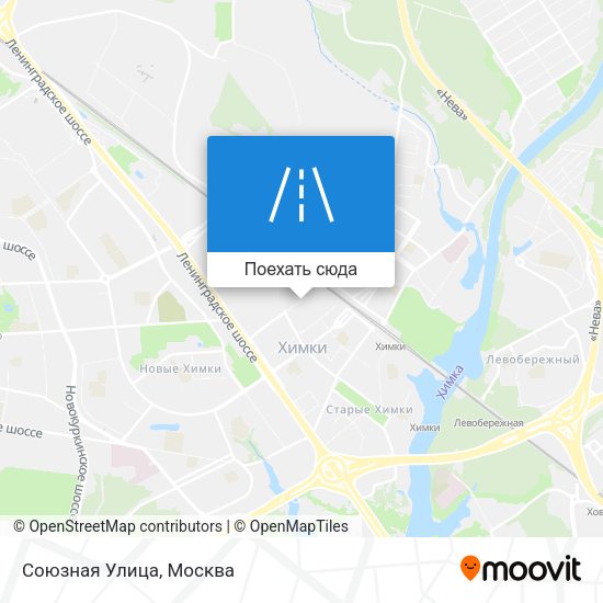 Карта Союзная Улица