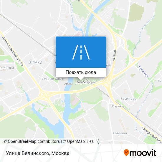 Карта Улица Белинского