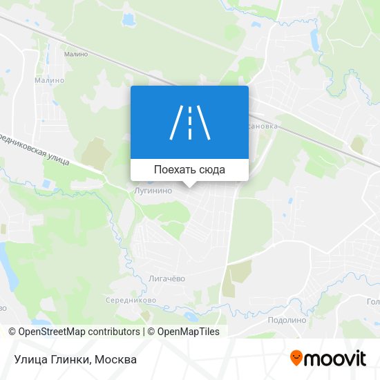Карта Улица Глинки