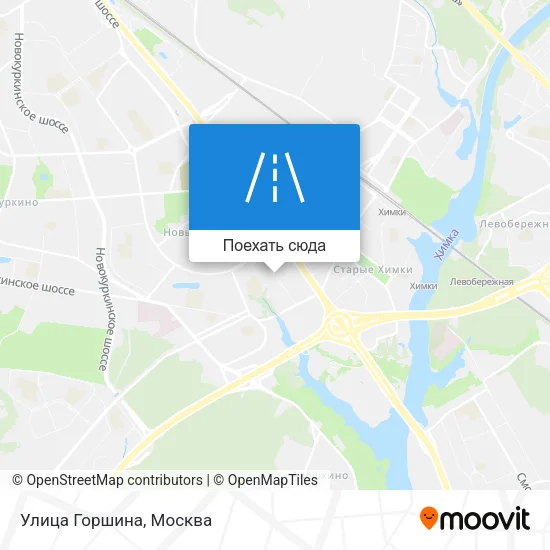 Карта Улица Горшина