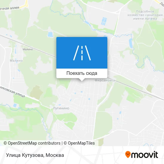 Карта Улица Кутузова