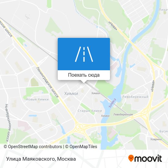 Карта Улица Маяковского