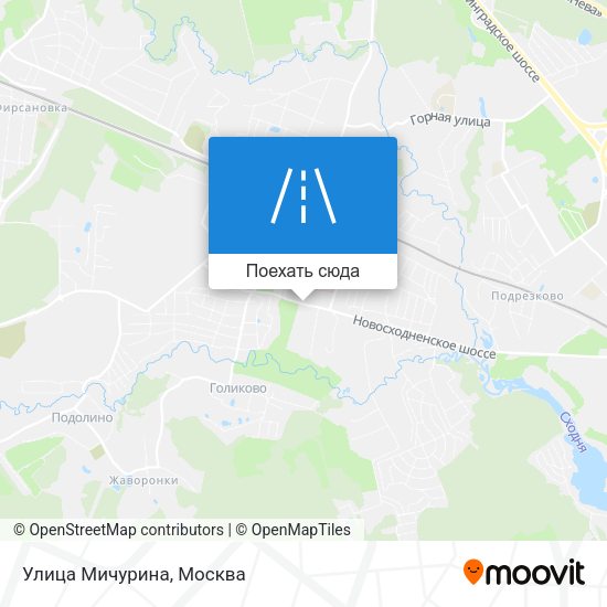 Карта Улица Мичурина