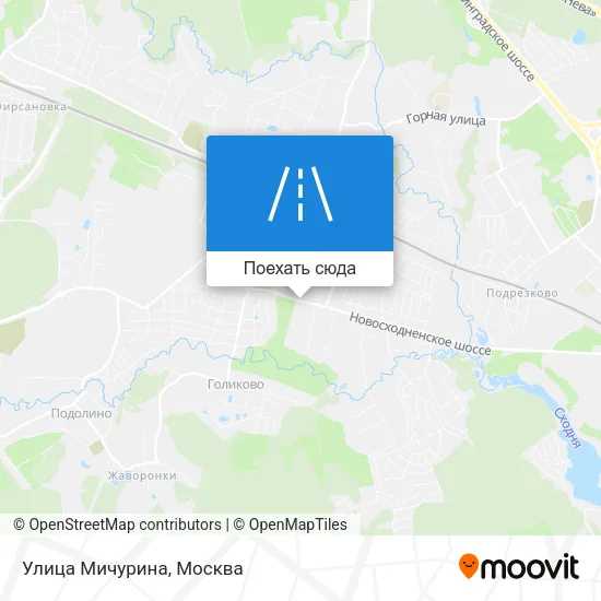 Карта Улица Мичурина