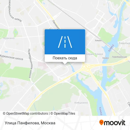 Карта Улица Панфилова