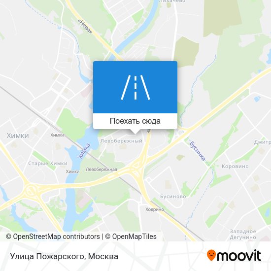 Карта Улица Пожарского