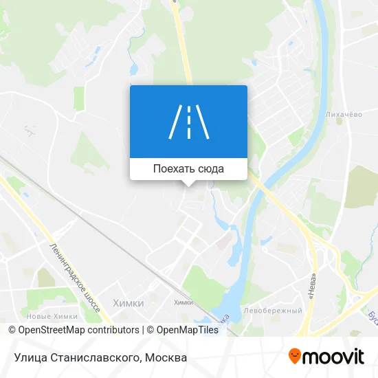 Карта Улица Станиславского