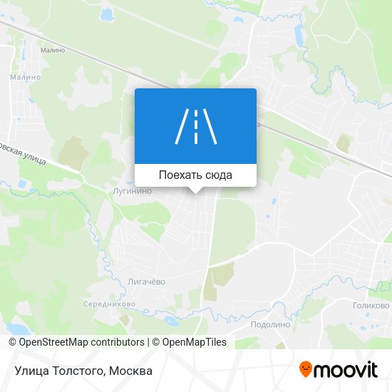 Карта Улица Толстого