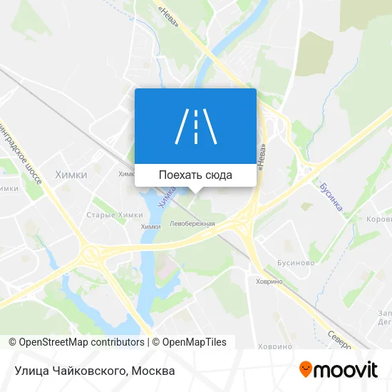 Карта Улица Чайковского