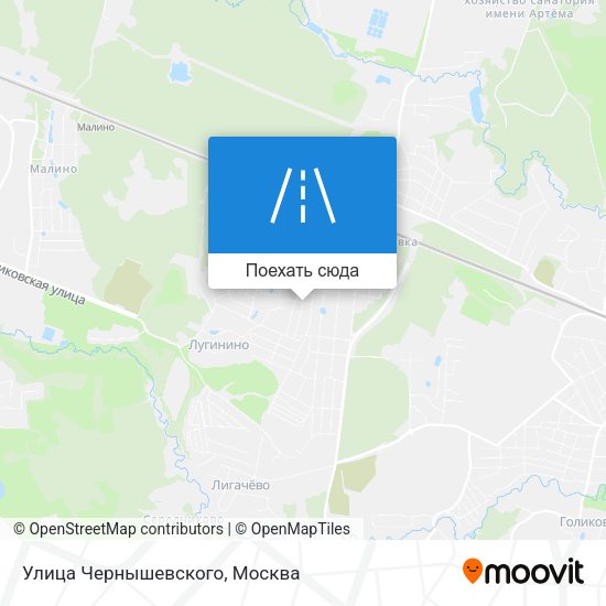 Карта Улица Чернышевского