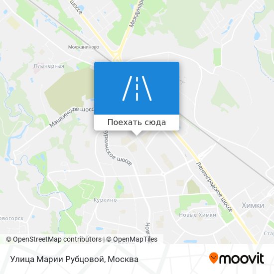 Карта Улица Марии Рубцовой