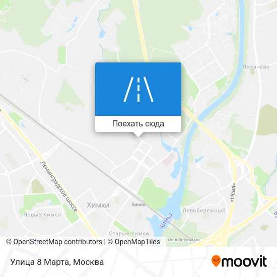Карта Улица 8 Марта