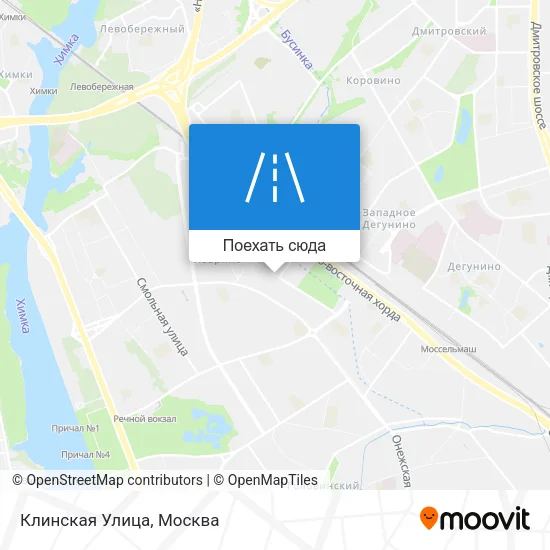 Карта Клинская Улица