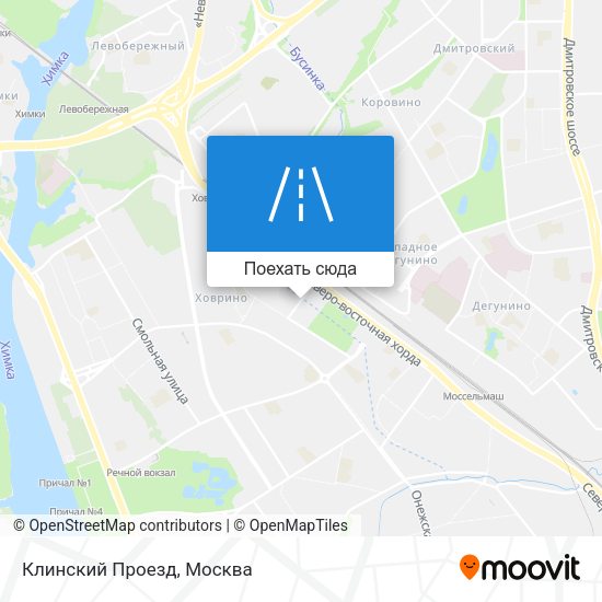 Карта Клинский Проезд