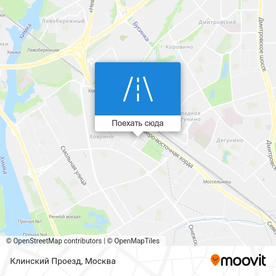 Карта Клинский Проезд