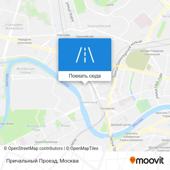 Карта Причальный Проезд