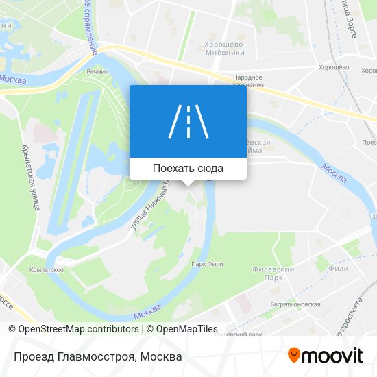 Карта Проезд Главмосстроя