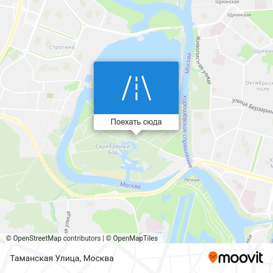 Карта Таманская Улица