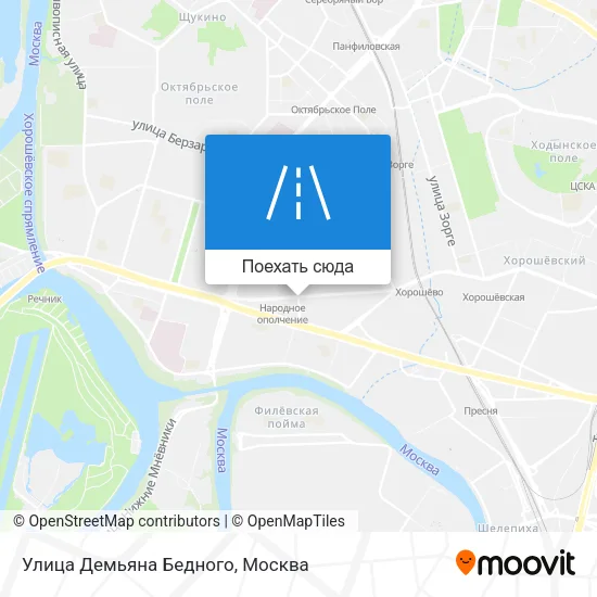 Карта Улица Демьяна Бедного