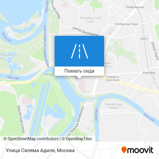 Карта Улица Саляма Адиля