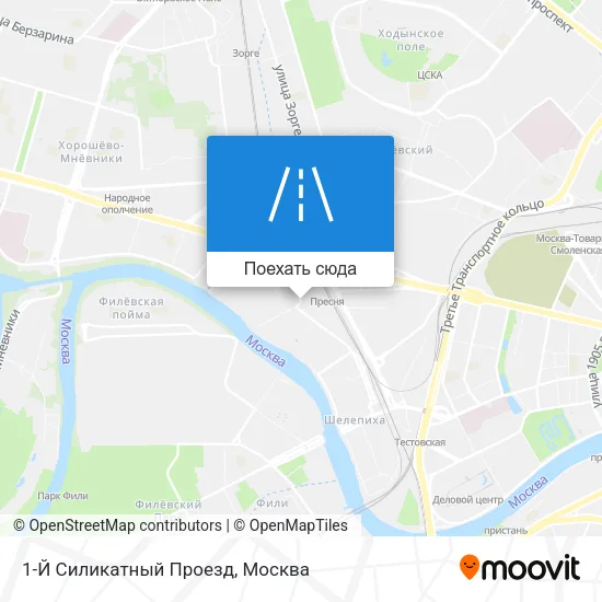 Карта 1-Й Силикатный Проезд