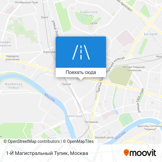 Карта 1-Й Магистральный Тупик