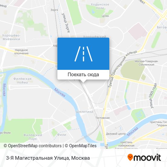 Карта 3-Я Магистральная Улица