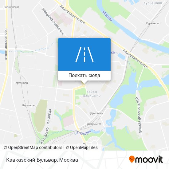 Карта Кавказский Бульвар