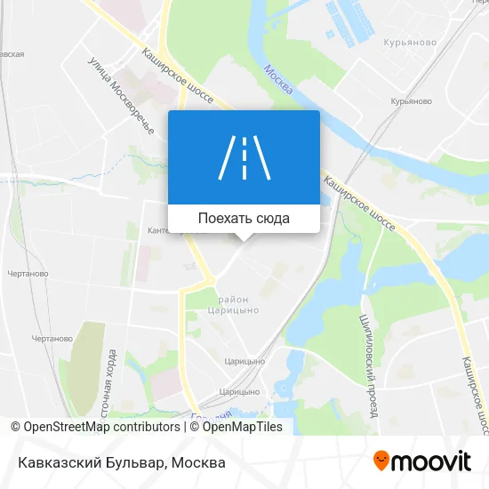 Карта Кавказский Бульвар