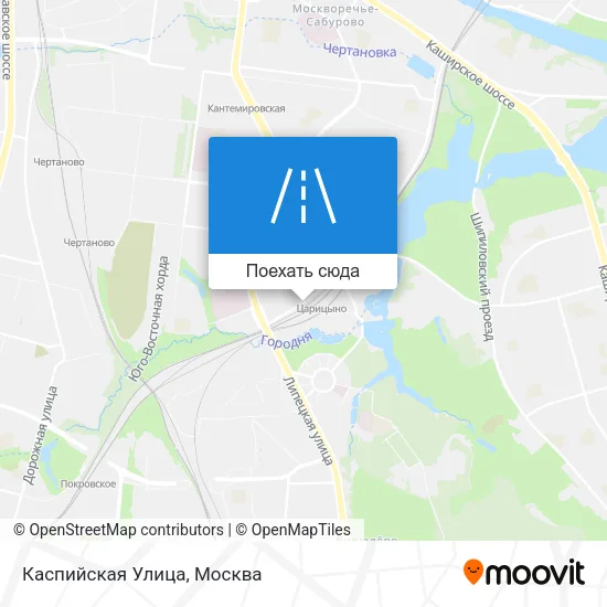 Карта Каспийская Улица