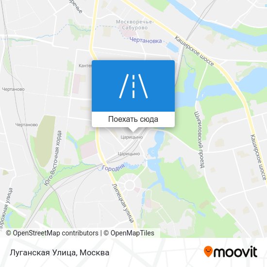 Карта Луганская Улица