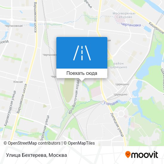 Карта Улица Бехтерева