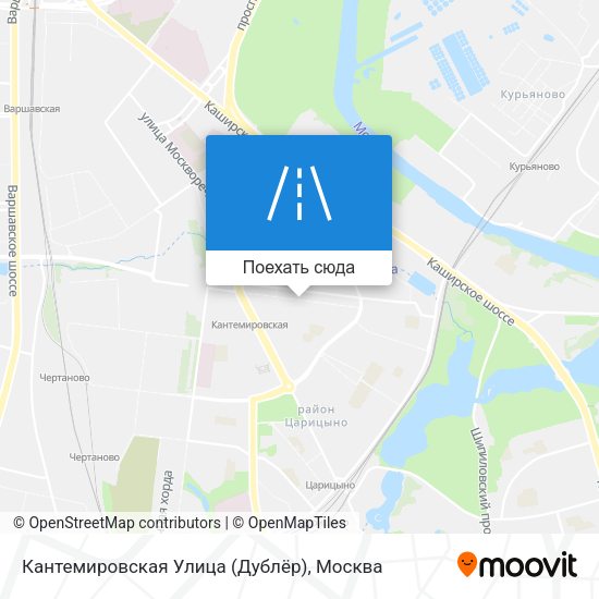 Карта Кантемировская Улица (Дублёр)