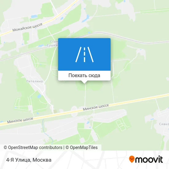 Карта 4-Я Улица