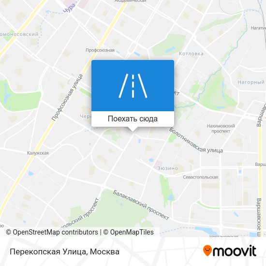 Карта Перекопская Улица
