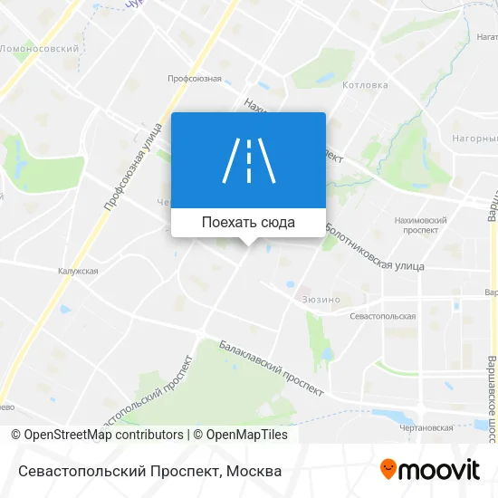 Карта Севастопольский Проспект