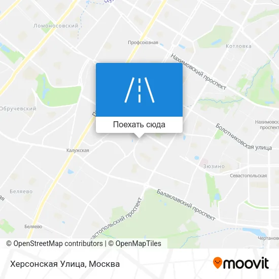 Карта Херсонская Улица