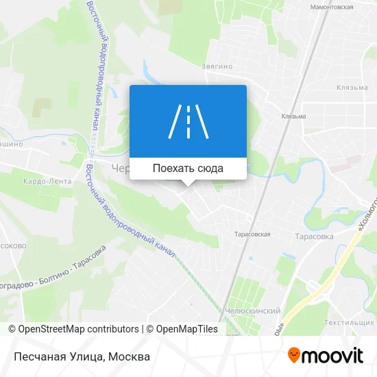 Карта Песчаная Улица