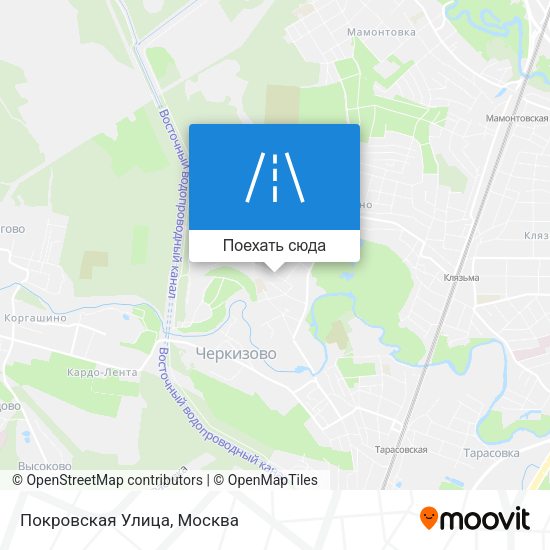 Карта Покровская Улица