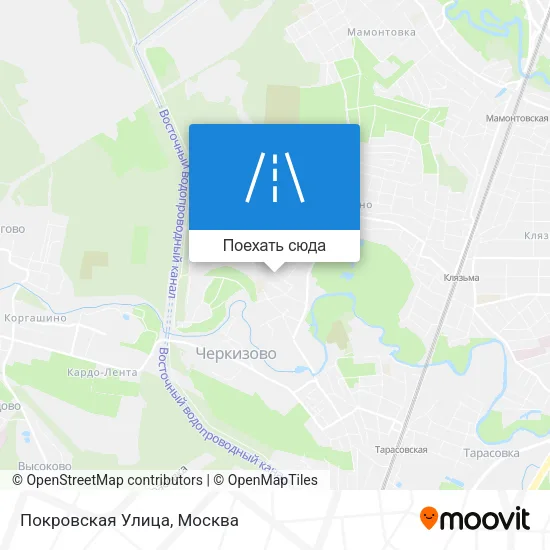 Карта Покровская Улица