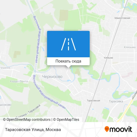 Карта Тарасовская Улица