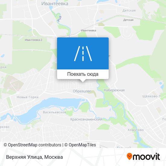 Карта Верхняя Улица